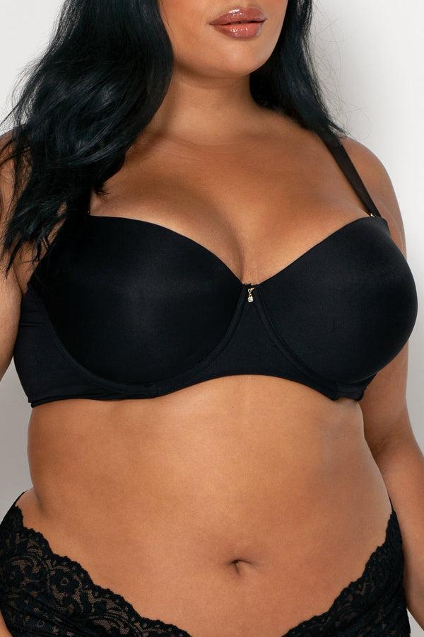 Smart & Sexy Everyday Demi Push-Up Bra | Black Hue