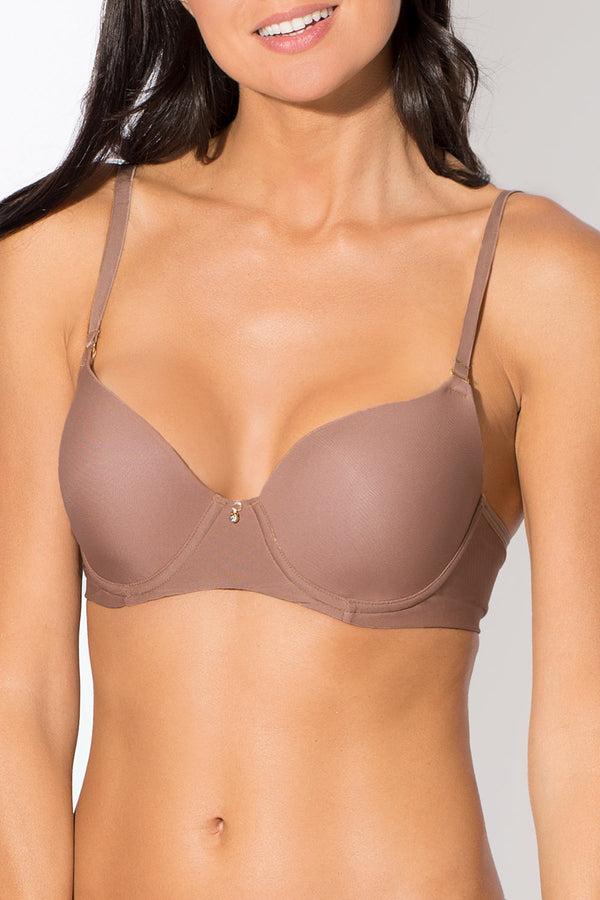 smart & sexy Everyday T-Shirt Bra | Latte