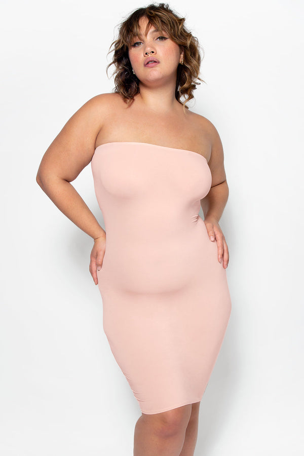 smart & sexy Naked Strapless Slip | Blushing Rose