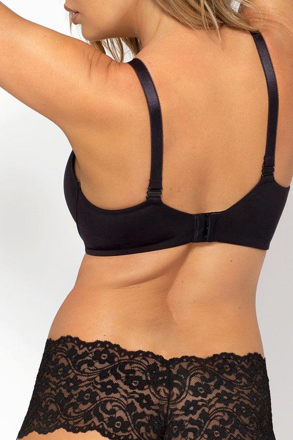 Smart & Sexy Perfect Push-Up Bra | Black Hue Micro