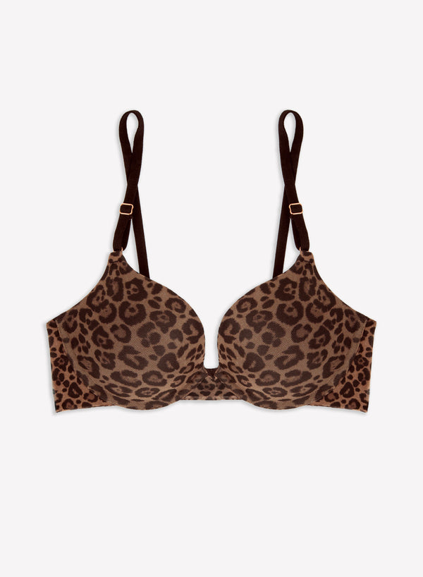 Smart & Sexy Perfect Push-Up Bra | Classic Leopard