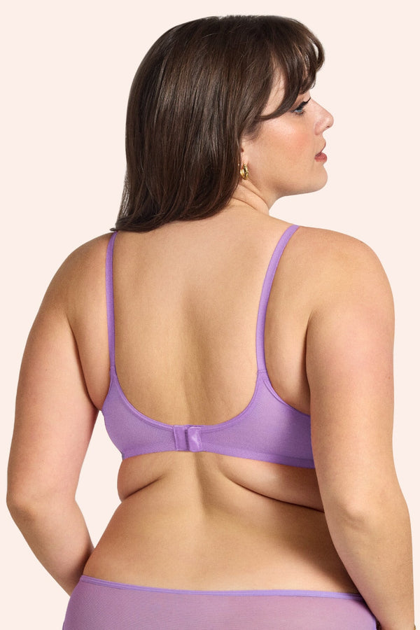 Smart & Sexy Sheer Mesh Demi Underwire Bra | Wisteria