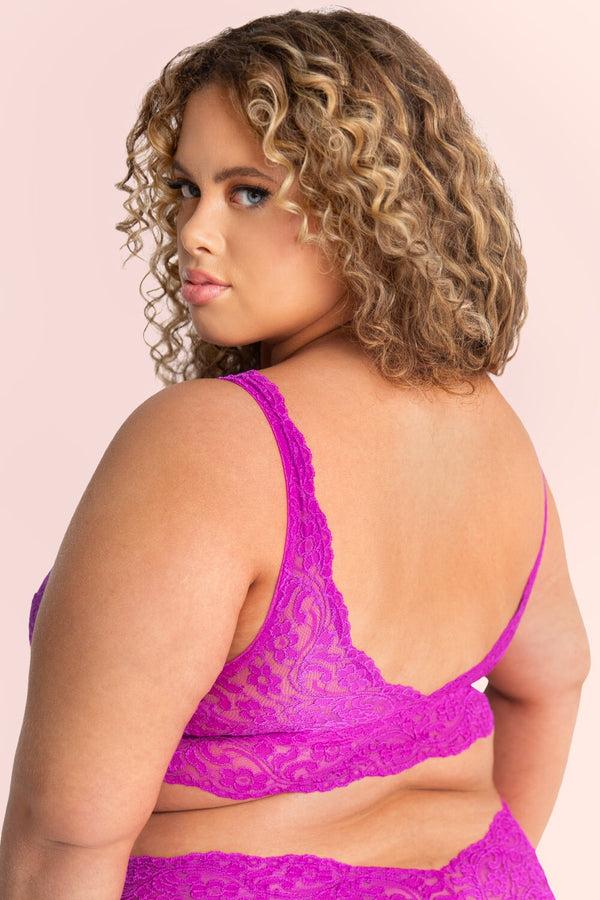 Smart & Sexy Signature Lace Deep V Bralette | Orchid