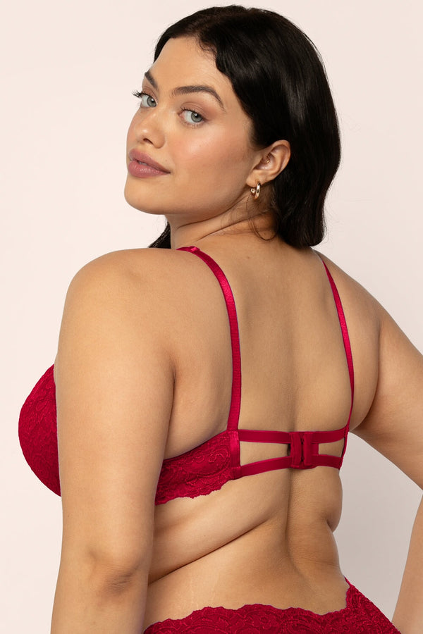 Smart & Sexy Signature Lace Push-Up Bra | No No Red