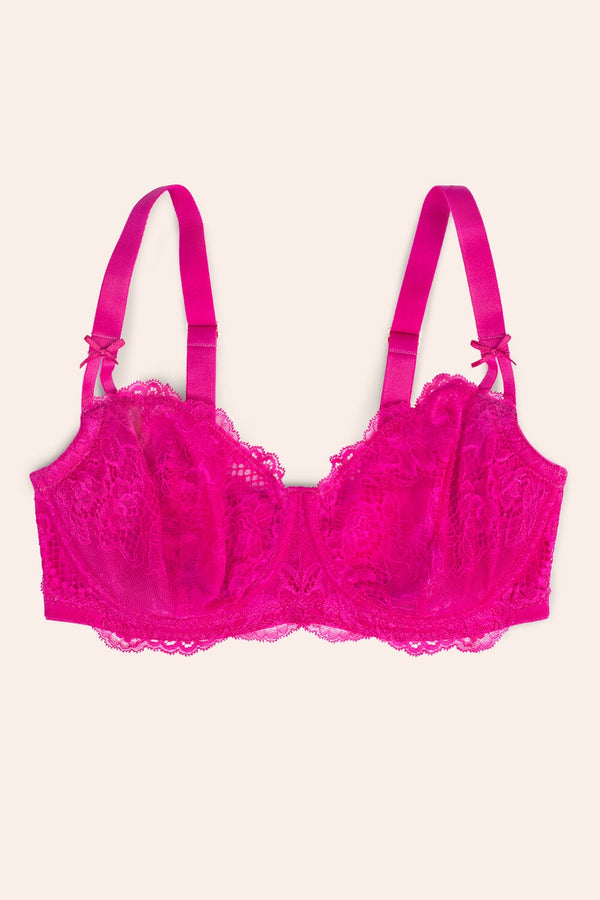 Smart & Sexy Temptation Lace Balconette Bra | Berry