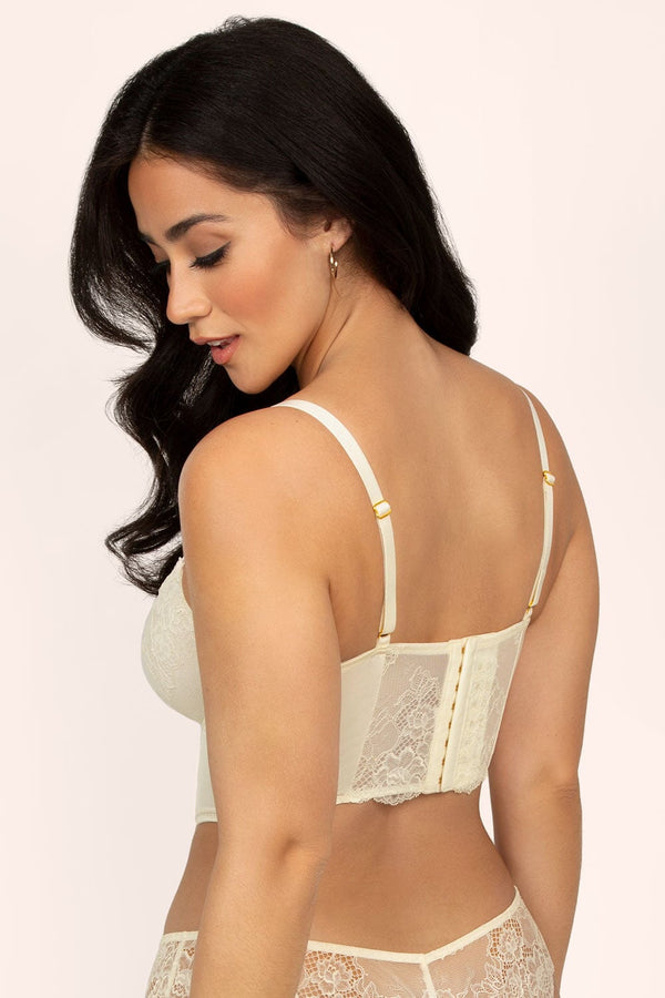 Smart & Sexy Temptation Lace Bustier | Cream