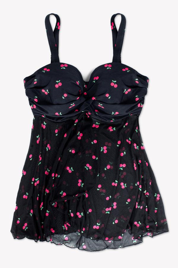 Smart & Sexy Twist Bandeau Tankini | Sweet Cherry