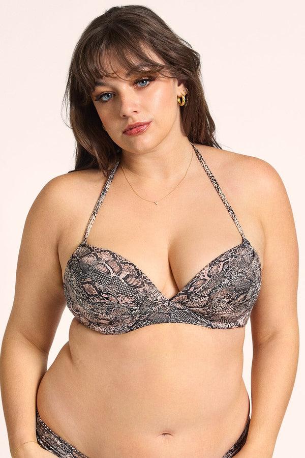 Smart & Sexy Swim Secret Convertible Push-Up Bikini Top | Python