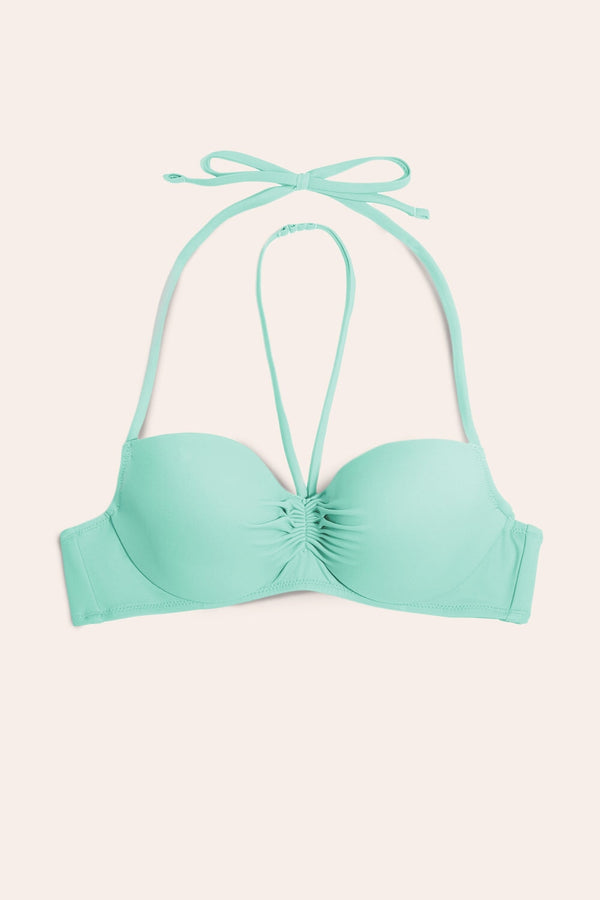 Smart & Sexy Swim Secret Halter Bikini Top | Cool Mint Chip
