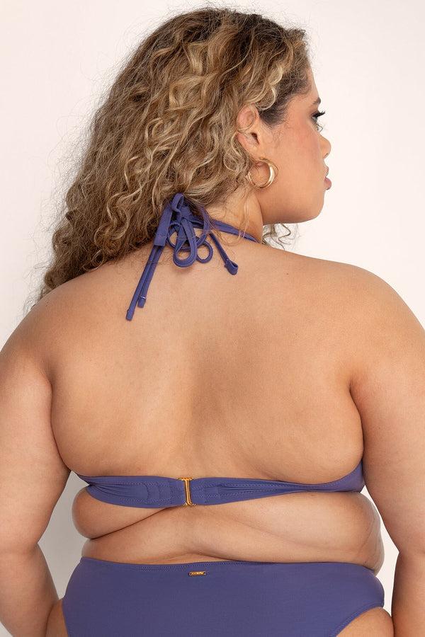 Smart & Sexy Swim Secret Halter Bikini Top | Skipper Blue