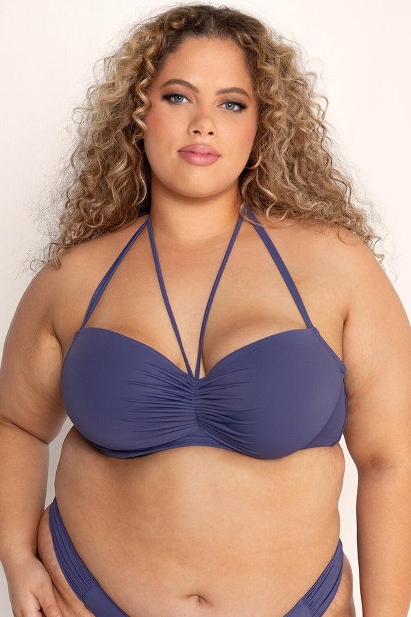 smart & sexy Swim Secret Halter Bikini Top | Skipper Blue