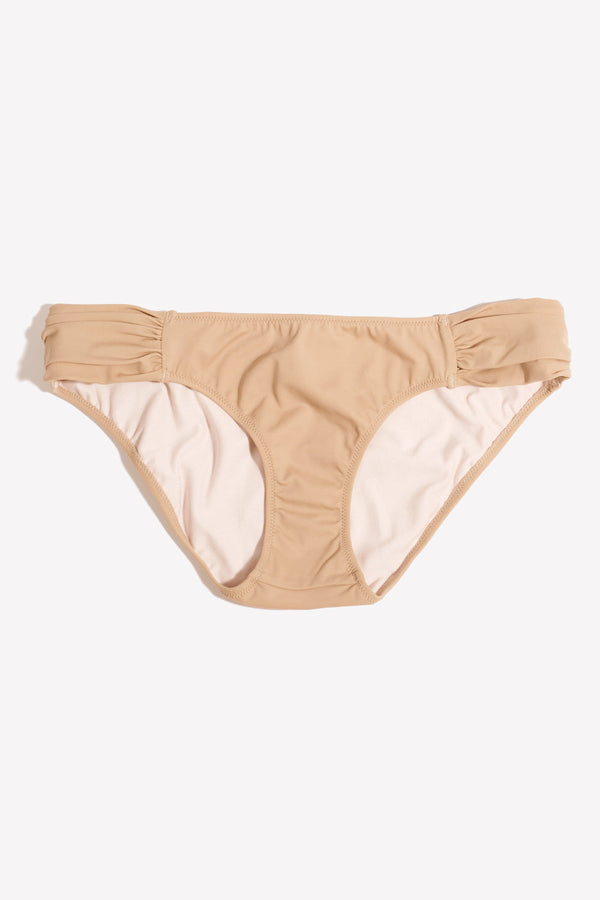 Smart & Sexy Swim Secret Side Ruched Bikini Bottom | Caramel