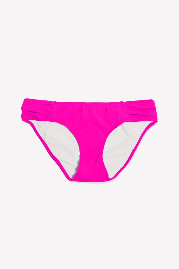 Smart & Sexy Swim Secret Side Ruched Bikini Bottom | Fuchsia Sizzle