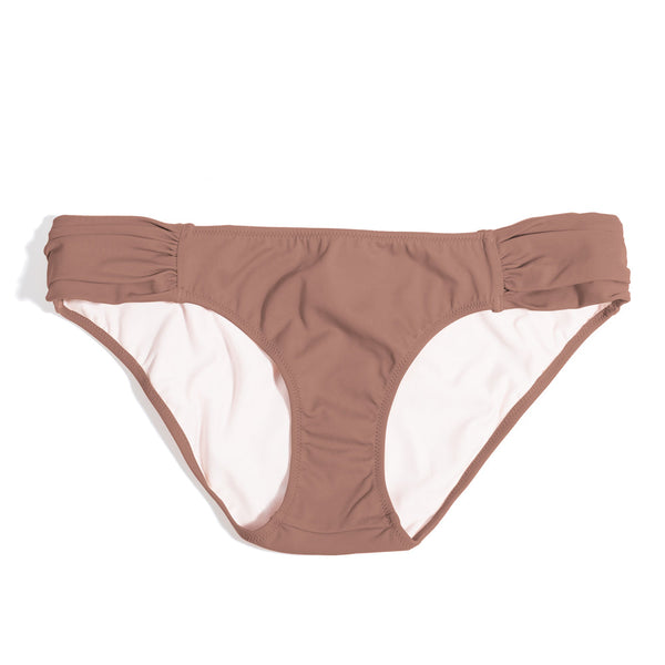 Smart & Sexy Swim Secret Side Ruched Bikini Bottom | Latte
