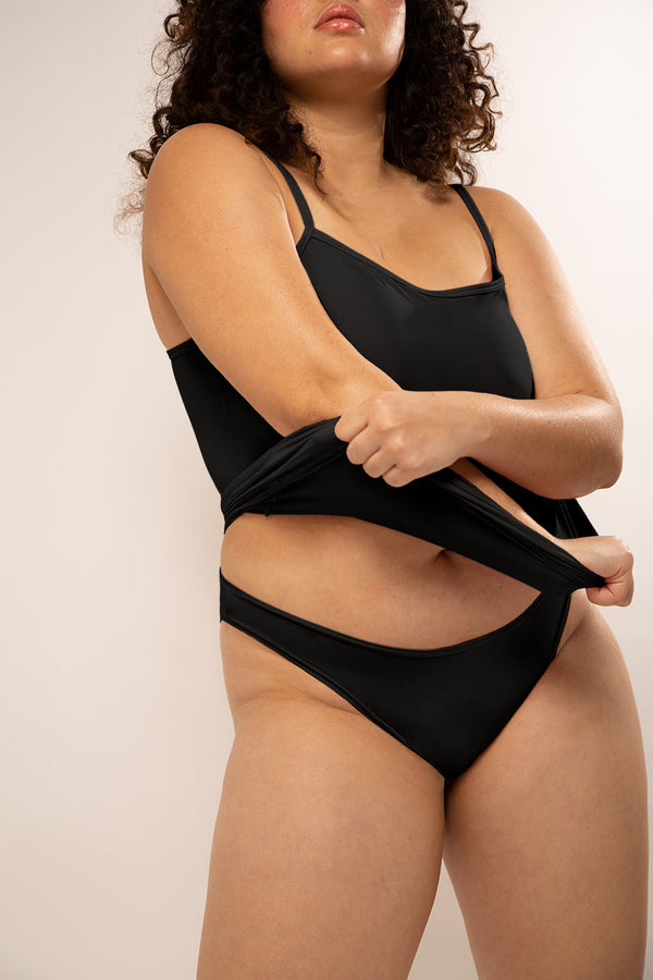 Smart & Sexy The Naked Bikini Panty 2 Pack | Blushing Rose/Black Hue Stretch