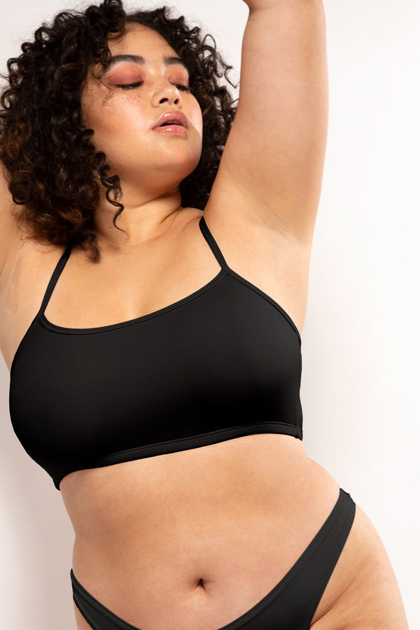 Smart & Sexy The Naked Cami Bralette 2 Pack | Tuscany Clay/Black Hue Stretch