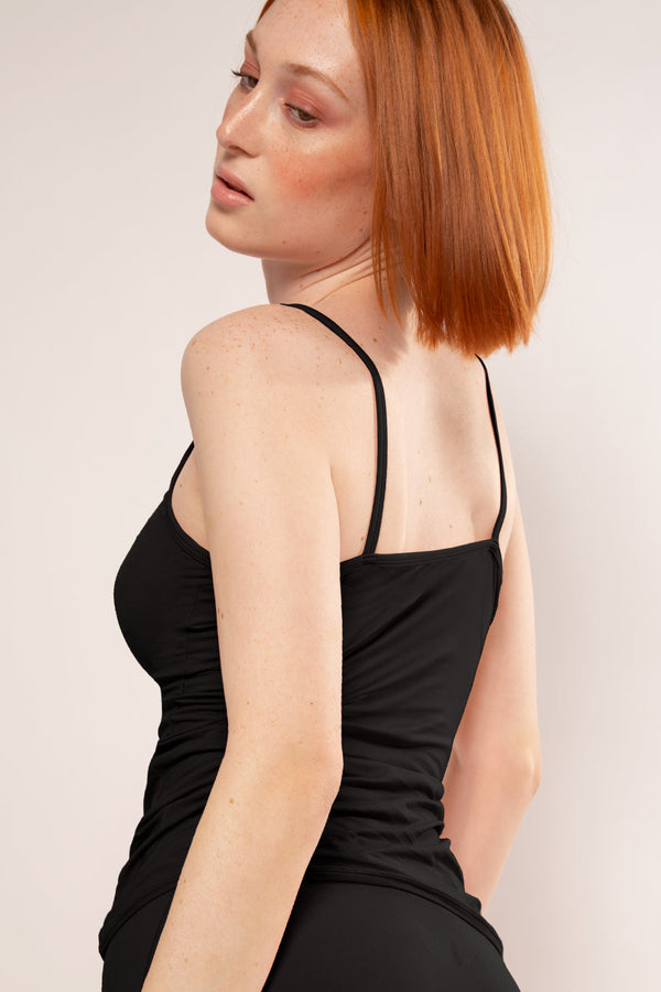 Smart & Sexy The Naked Foundation Cami Tank Top | Black Hue Stretch