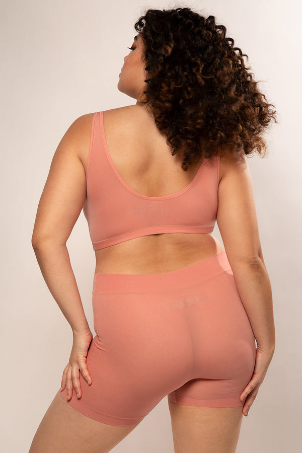 Smart & Sexy The Naked Slip Short 2 Pack | Tuscany Clay/Black Hue Stretch