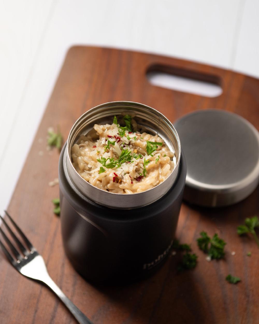 Smartshake Bohtal Insulated Food Jar Black