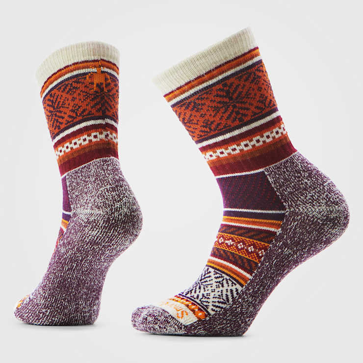 smartwool Everyday Cozy Fair Isle Sweater Crew Socks