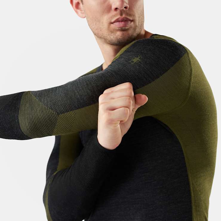Smartwool Men's Intraknit™ Thermal Merino Base Layer Colorblock Crew