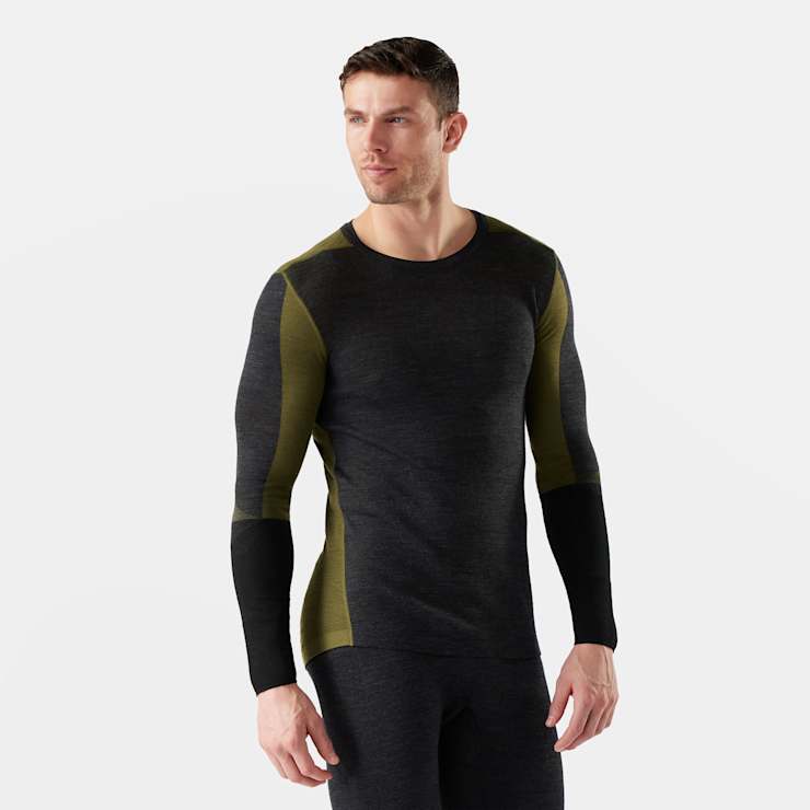 smartwool Men's Intraknit™ Thermal Merino Base Layer Colorblock Crew