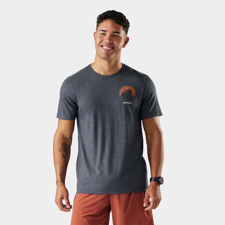 smartwool Men's Lunar Bear Active Short Sleeve Graphic Tee