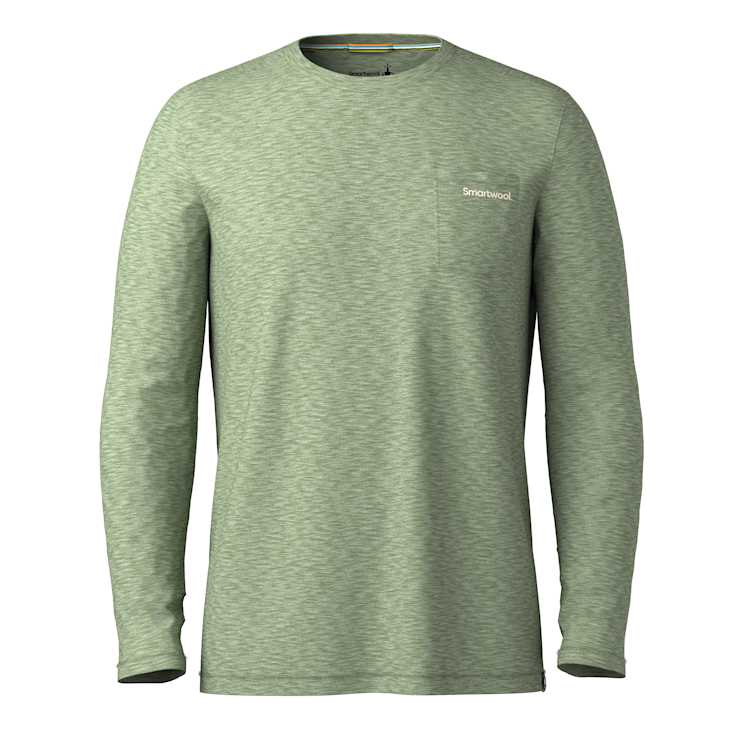 Smartwool Men's Merino Hemp Blend Gear Up Long Sleeve Graphic Tee