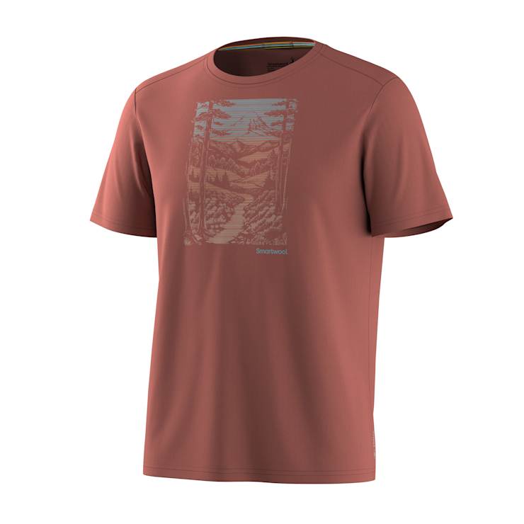 Smartwool Men's Winding Trail Active Short Sleeve Graphic Tee