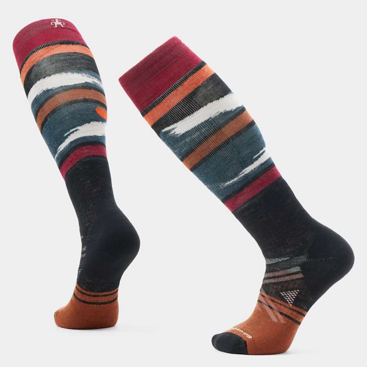 smartwool Ski Midnight Ski Pattern Over The Calf Socks