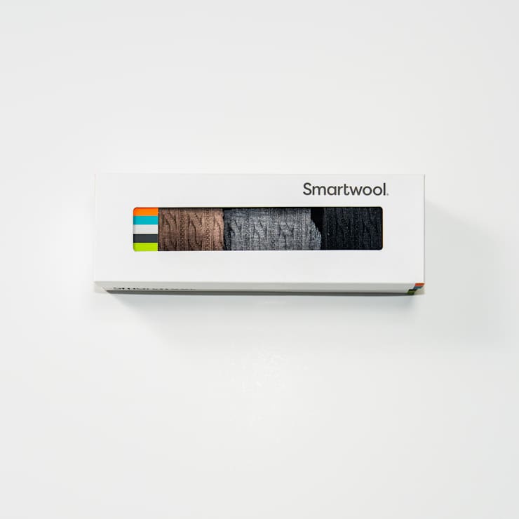 Smartwool Everyday Cable Crew Socks Trio Gift Box