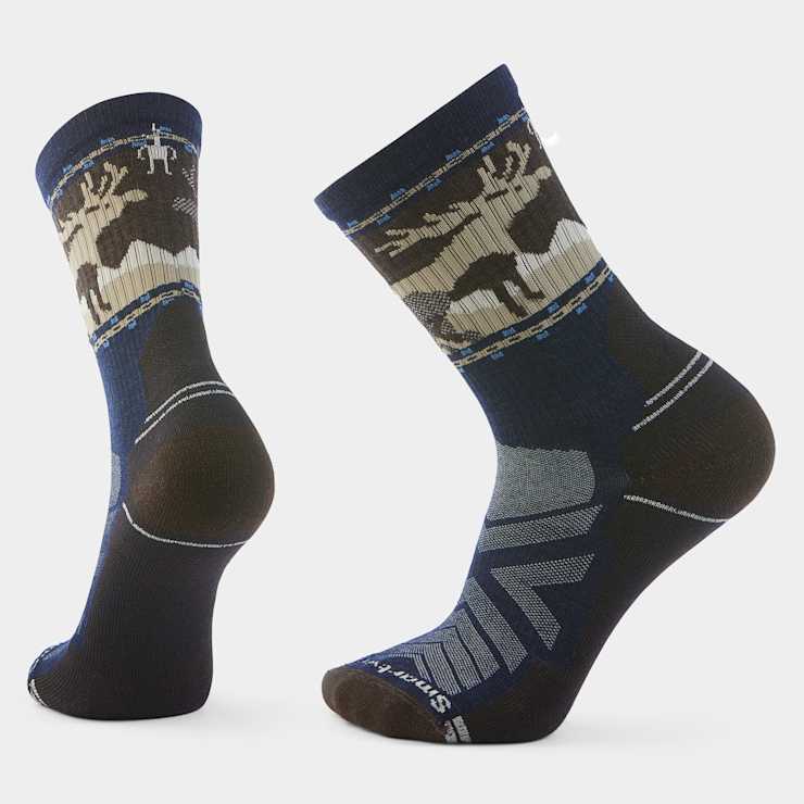 smartwool Hike Mountain Moose Crew Socks