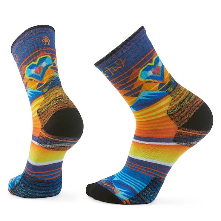 smartwool Hike Open Hearts Print Crew Socks