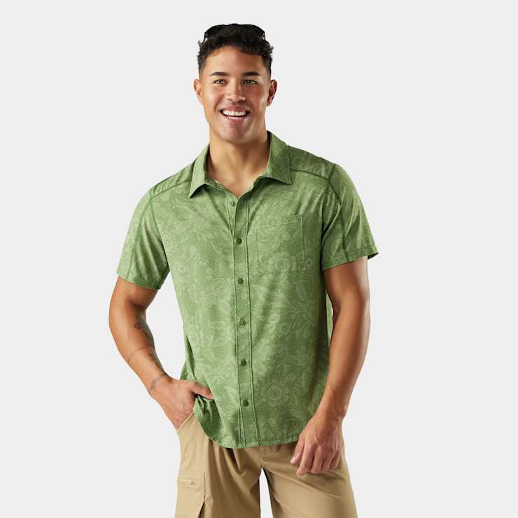 smartwool Men's Everyday Short Sleeve Button Down