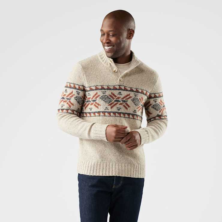 smartwool Men's Heavy Henley Sweater