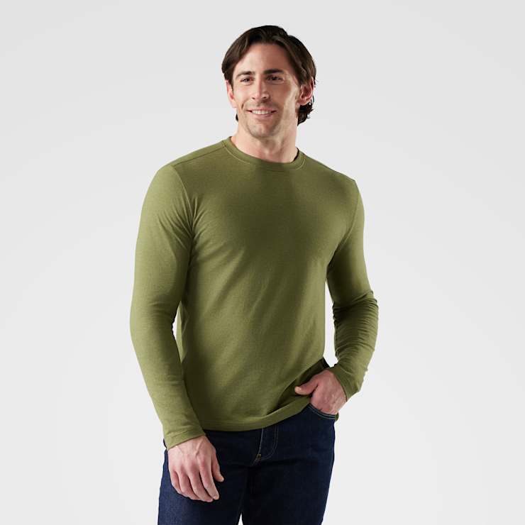 smartwool Men's Perfect Crew Long Sleeve Tee