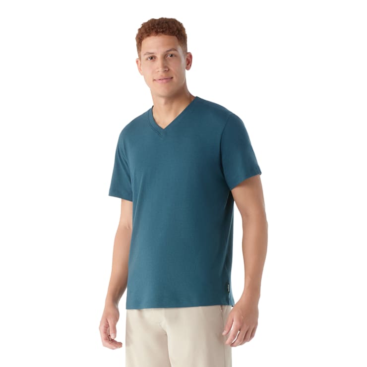 smartwool Men's Perfect V-Neck Short Sleeve Tee