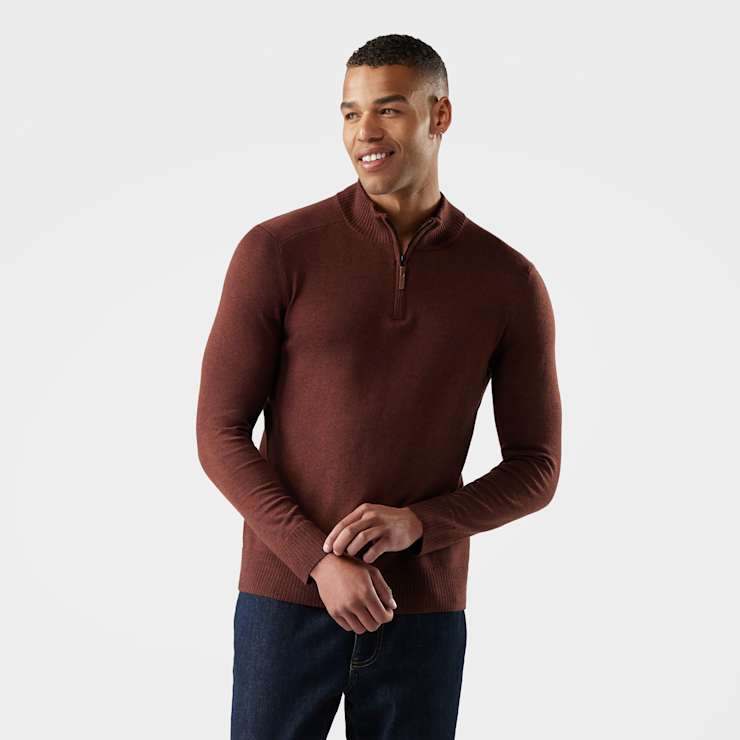 smartwool Men's Sparwood 1/4 Zip Sweater