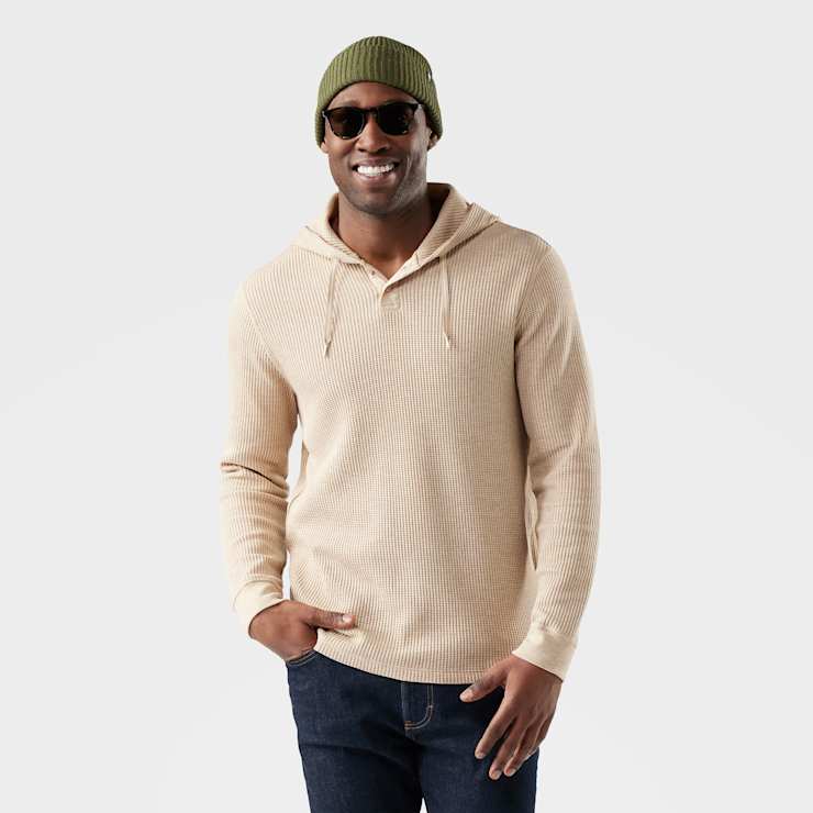 smartwool Men's Waffle Henley Hoodie