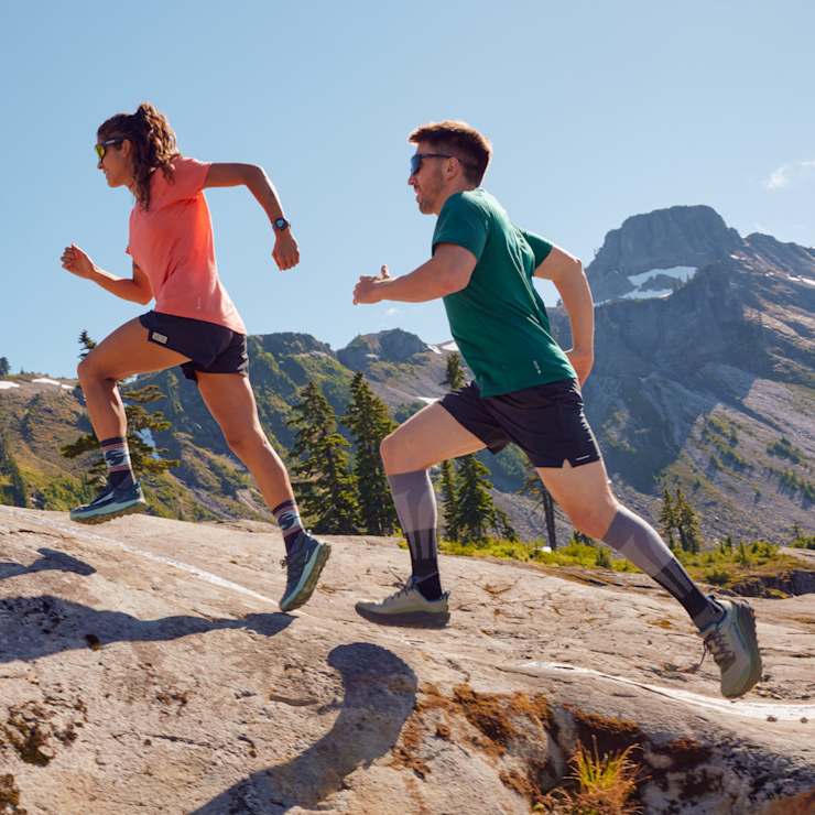 Smartwool Run Compression Over The Calf Socks