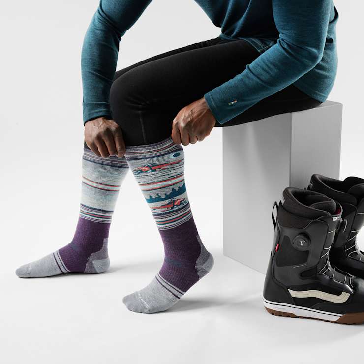 Smartwool Snowboard Snowmobile Over The Calf Socks