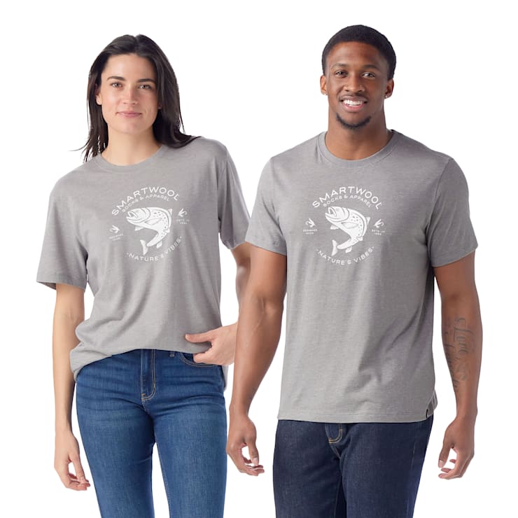 smartwool Trout Fishing Short Sleeve Graphic Tee