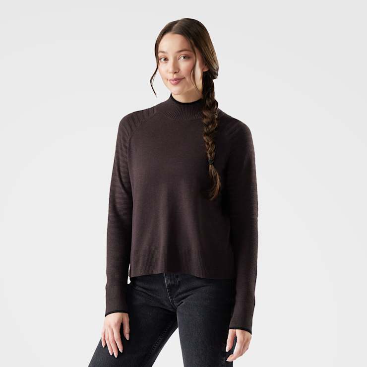 smartwool Women's Edgewood Mock Neck Sweater