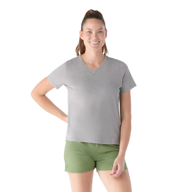 smartwool Women's Perfect V-Neck Short Sleeve Tee