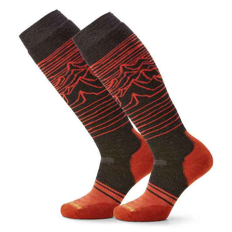 smartwool Snowboard Iguchi Pattern Over The Calf Socks 2-pack