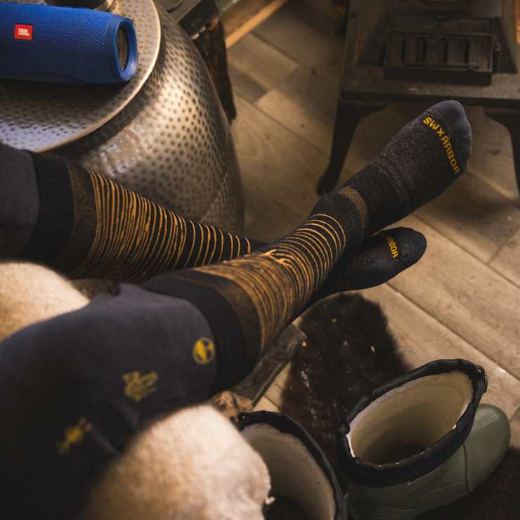 Smartwool Snowboard Iguchi X Arbor Over The Calf Socks