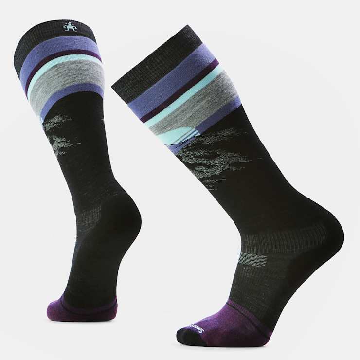 smartwool Snowboard Mountain Sunrise Over The Calf Socks