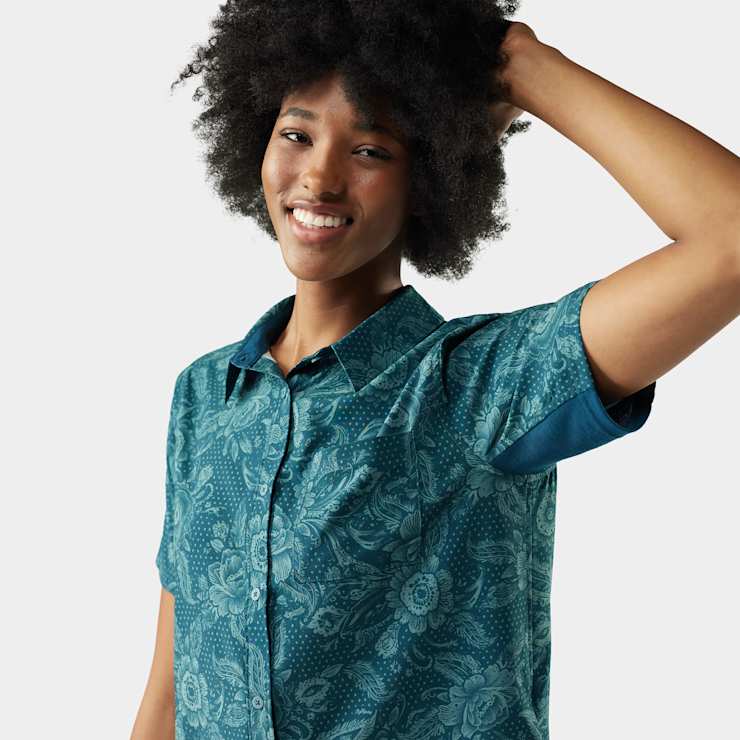Smartwool Women’s Everyday Short Sleeve Button Down
