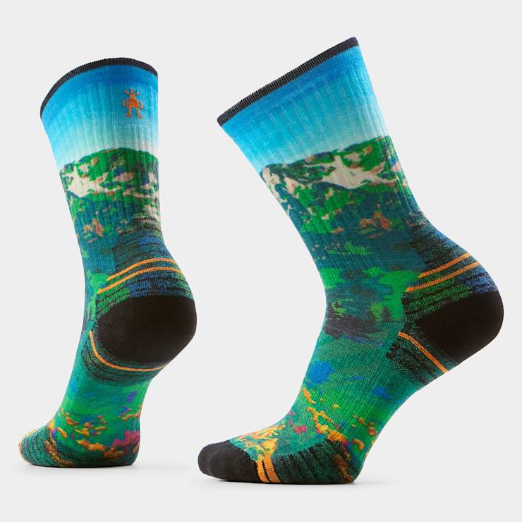 smartwool Women’s Hike Mountain Lake Print Crew Socks