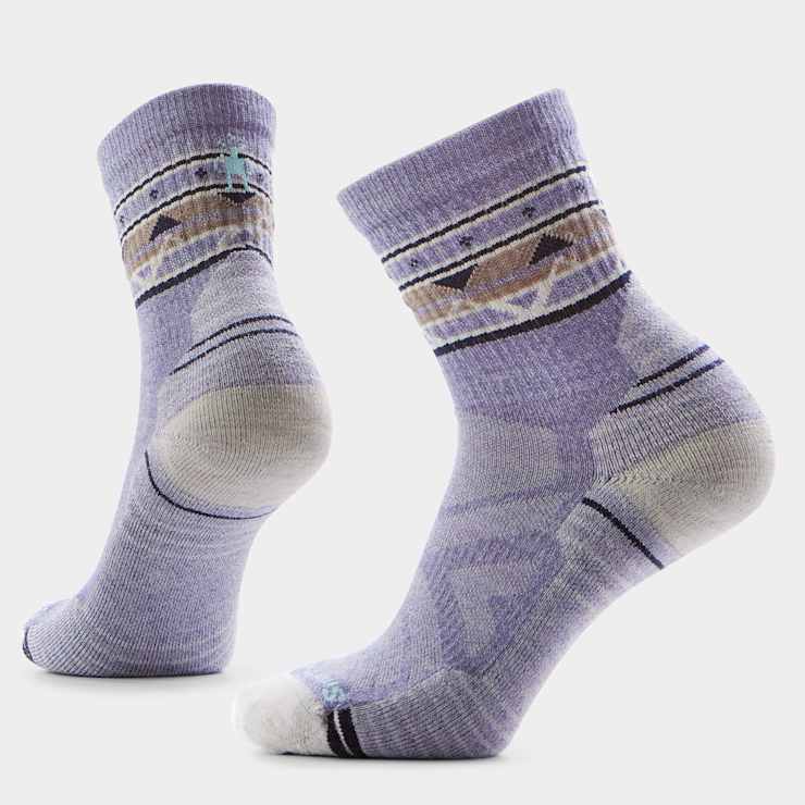 smartwool Women's Hike Zig Zag Valley Mid Crew Socks